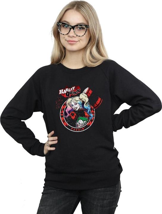 Immagine prodotto Felpa Harley Quinn Joker Patch Donna/Ladies (XXL)