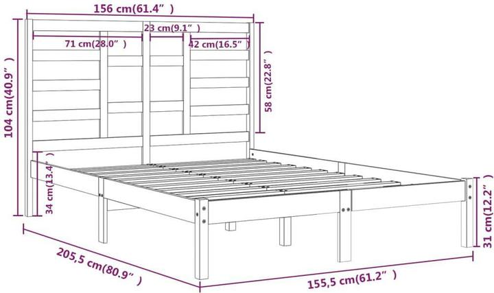 Produktbild vidaXL Makayla (150 x 200 cm)