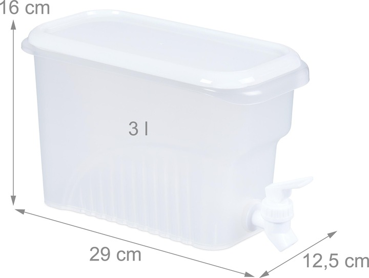 Image du produit Relaxdays 2x distributeurs de jus