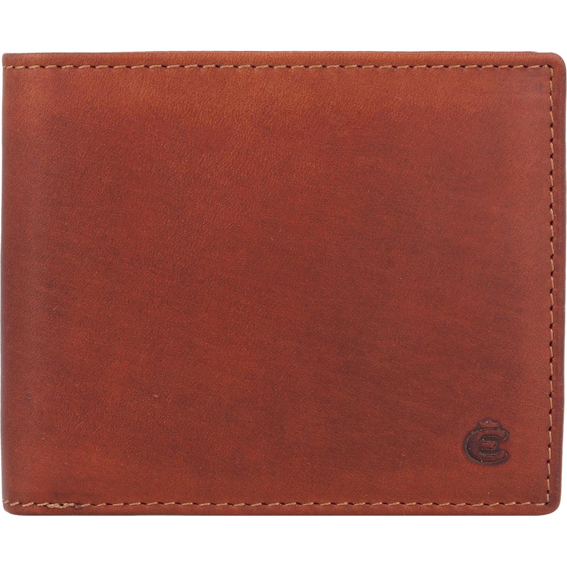 Esquire, Herren, Portemonnaie, Dallas Geldbörse Leder 10 cm, Braun