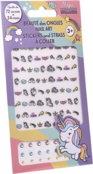 Sombo Adesivi per unghie Unicorno