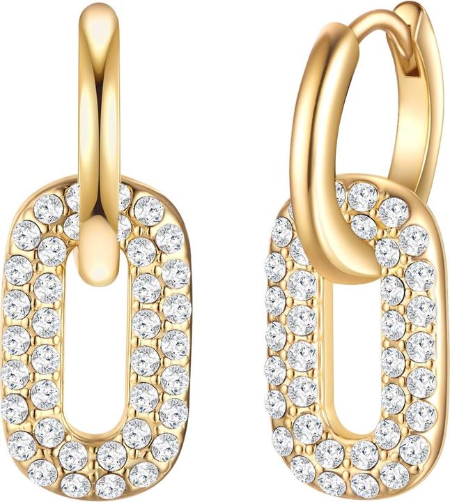Actual product image Lulu & Jane Ladies earrings metal - 35654 (Metal alloy)