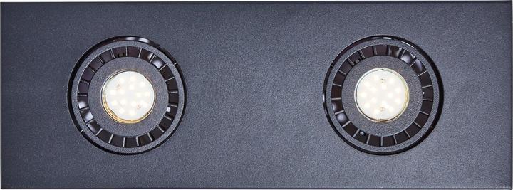 Brilliant Doro LED ceiling light 2flg sand black