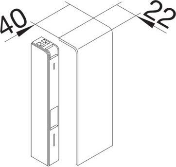 Actual product image Tehalit End piece