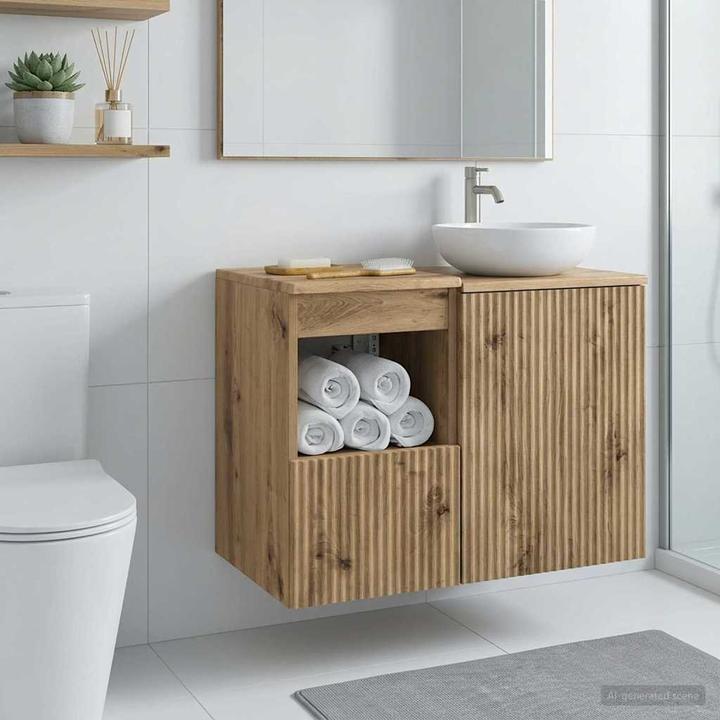 Actual product image vidaXL Badezimmerschrank (35 x 30 x 50 cm)