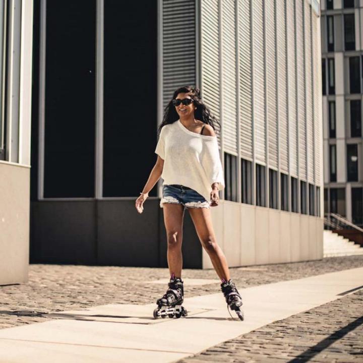 Productafbeelding Hudora Kinder Inline Skates Mia Paars (33, 34, 35, 36)