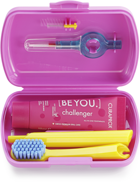 Actual product image Curaprox Travel Set Pink (Soft, 1 x)