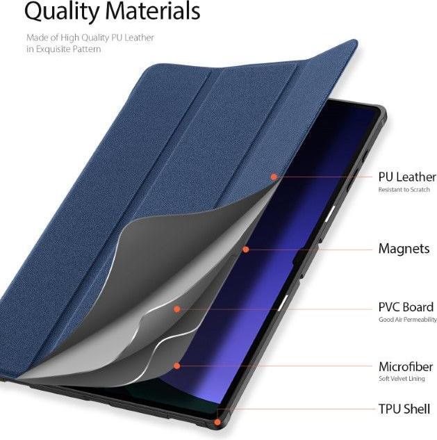 Produktbild Dux Ducis Domo Series Leder Bookcover Hülle (Galaxy Tab S8 Ultra, Galaxy Tab S10 Ultra, Galaxy Tab S9 Ultra)