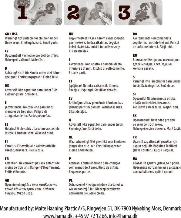 Produktbild Hama Perlen Kralenmix-Hama Bügeln Neon Maxi