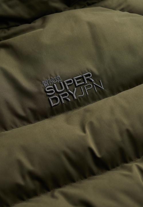Actual product image Superdry Hooded microfiber puffer jacket (M)