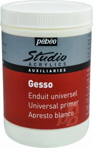 Image du produit Pebeo Studio Acrylics Gesso (Blanc, 1000 ml)