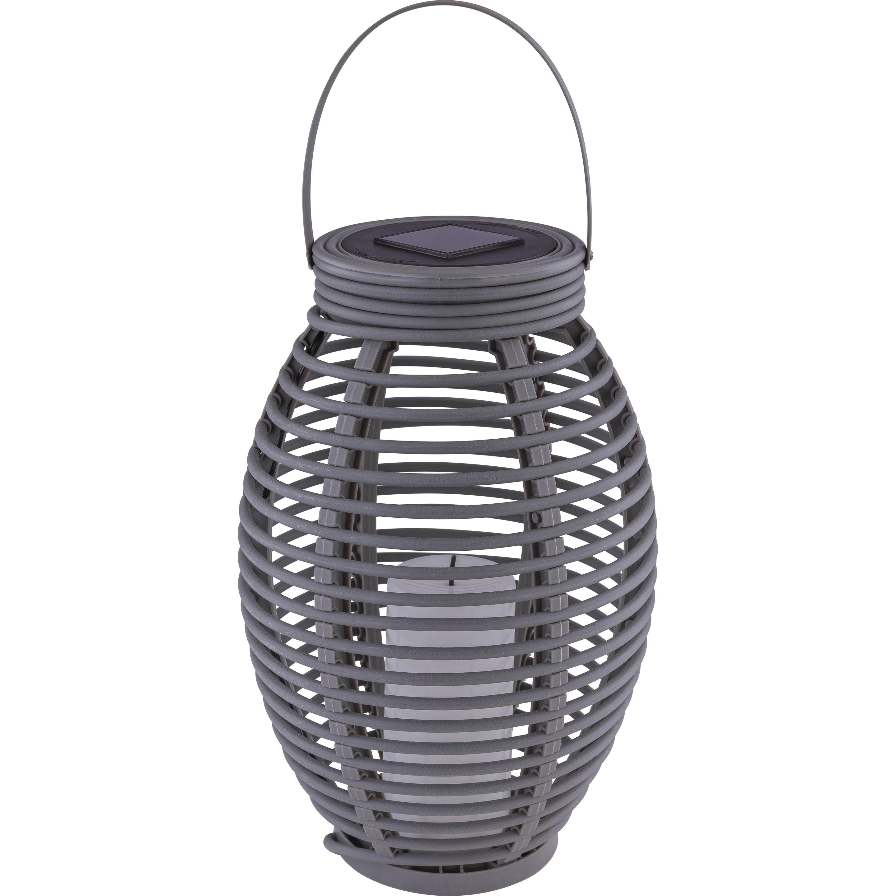 Globo, Gartenbeleuchtung, Solarleuchte Kunststoff Grau, 1xled (IP44)