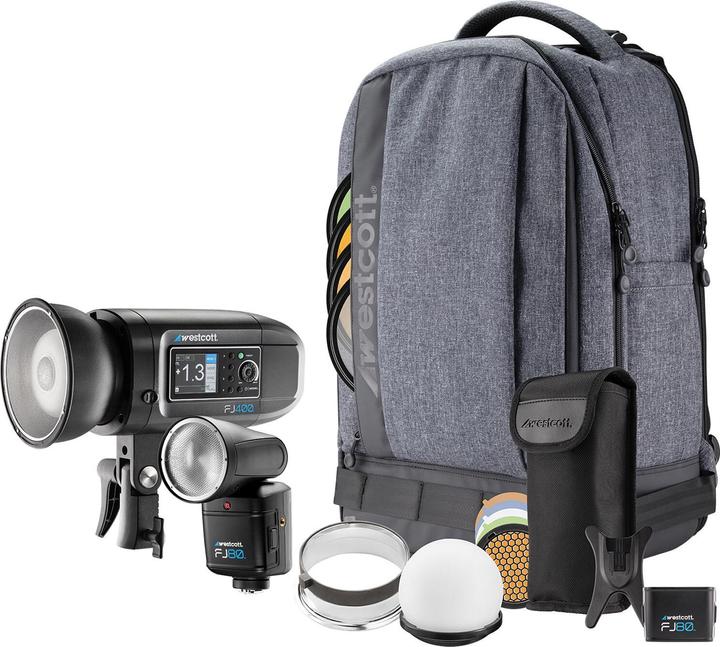 Immagine prodotto Westcott FJ Flash senza fili a 2 luci, kit portatile FJ80 e FJ400