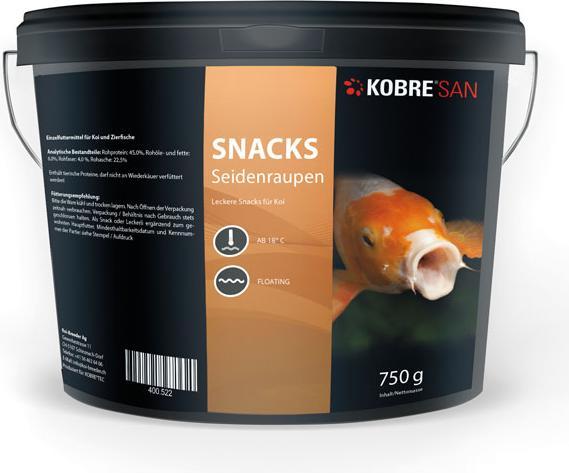 Actual product image Kobre San Snacks Silkworms (Koi)
