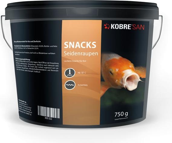 Produktbild Kobre San Koi Snacks Seidenraupen (Koi)