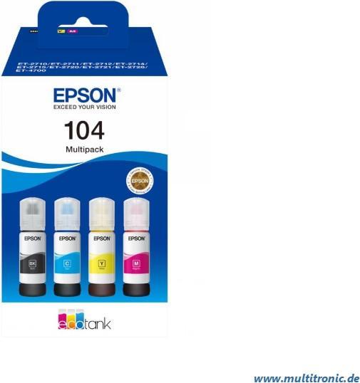 Produktbild Epson 104 Multipack (M, C, Y, BK)