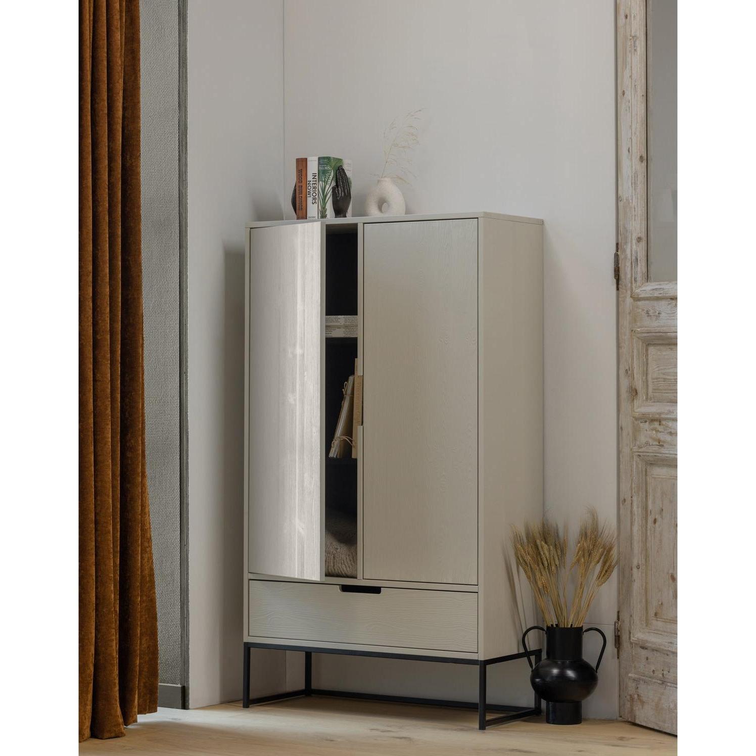 Thumbnail - Woood, Kleiderschrank, Silas (85 x 36 x 36 cm)