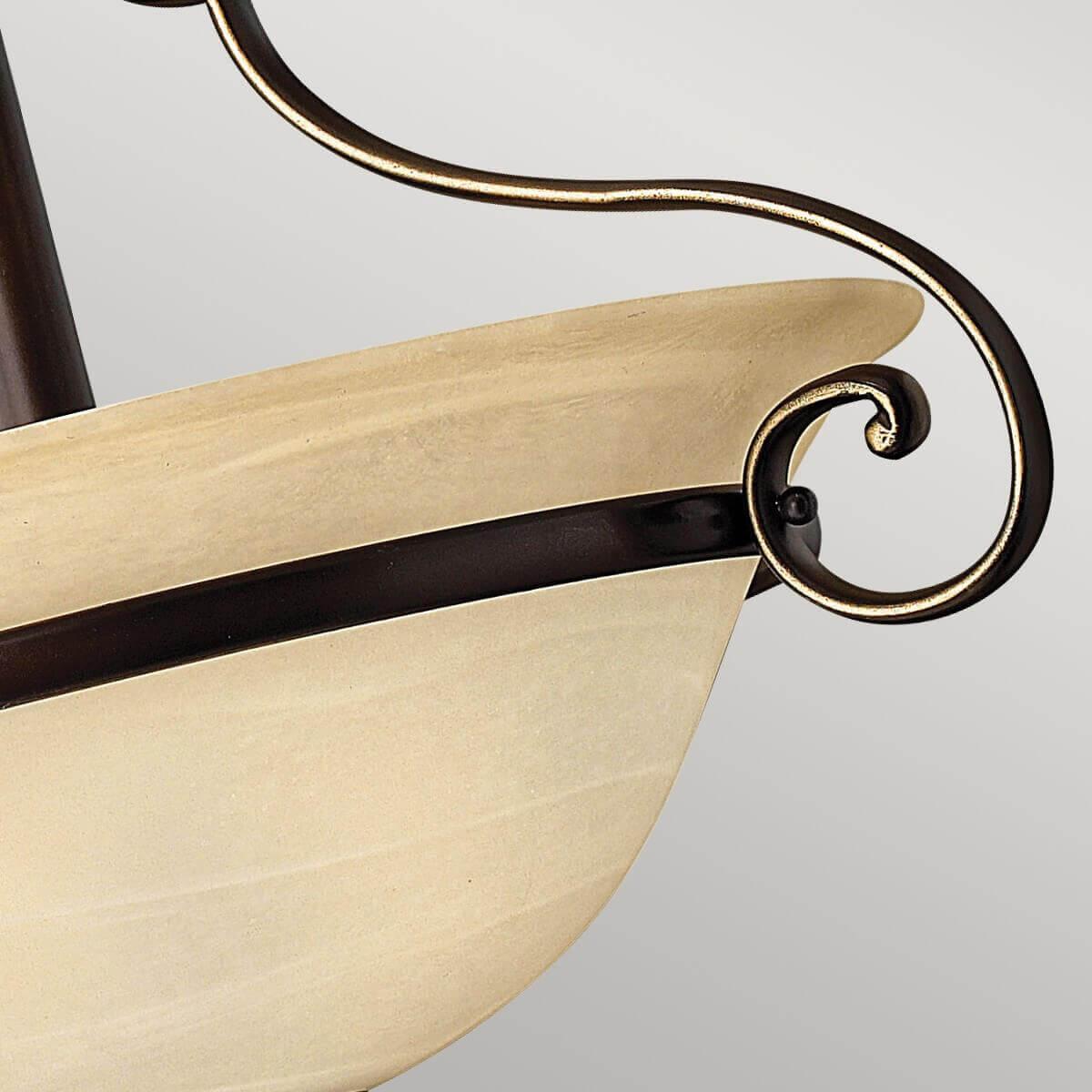 Thumbnail - Elstead Lighting, Wandleuchte + Deckenleuchte, Cello Deckenleuchte E27 2-fach Antike Bronze (E27)