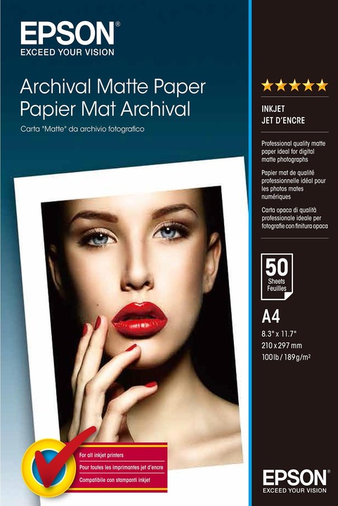 Produktbild Epson Archival matt (189 g/m², A4, 50 x)