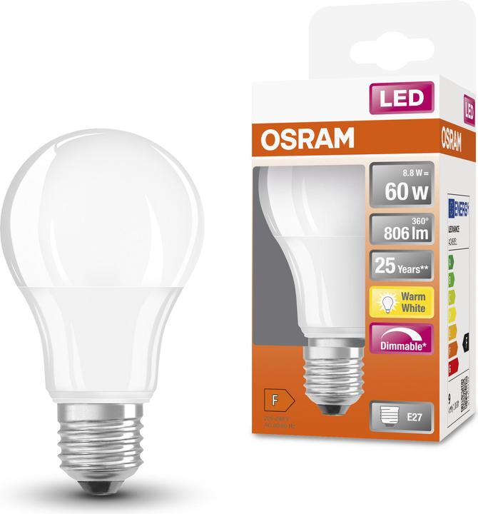 Image du produit Osram Superstar Classic A (E27, 9 W, 806 lm, 1 x, F)