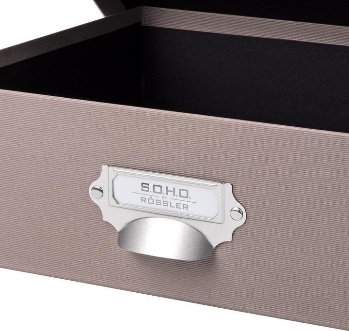 Immagine prodotto Rössler S.O.H.O. Scatola portaoggetti grigio (11 x 25,5 x 34 cm, 9 l)