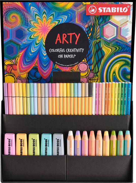 Actual product image STABILO Mixed Pastel Arty (50x)
