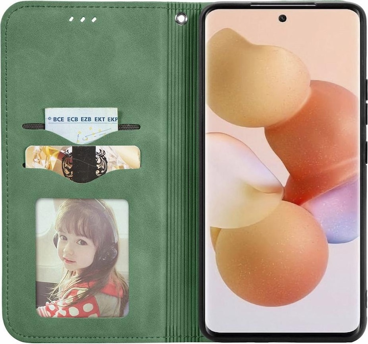 Produktbild Cover-Discount Xiaomi 12/12X - Stand Flip Case Hülle grün (Xiaomi 12X, Xiaomi 12)