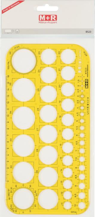 Actual product image M+r Circle template (16 cm, Plastic)
