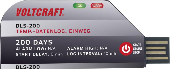 Produktbild Voltcraft DLS-200 Temperatur-Datenlogger Einweg