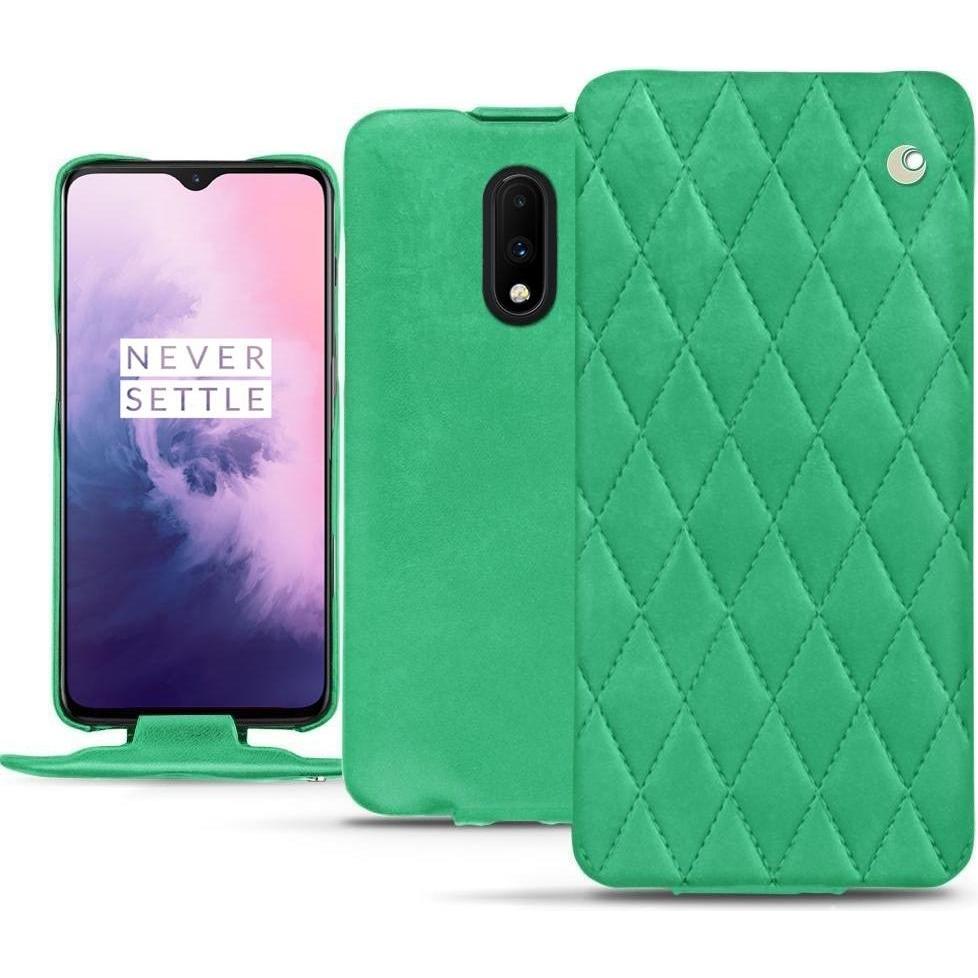 Noreve Lederschutzhülle vertikal (OnePlus 7), Smartphone Hülle, Mehrfarbig