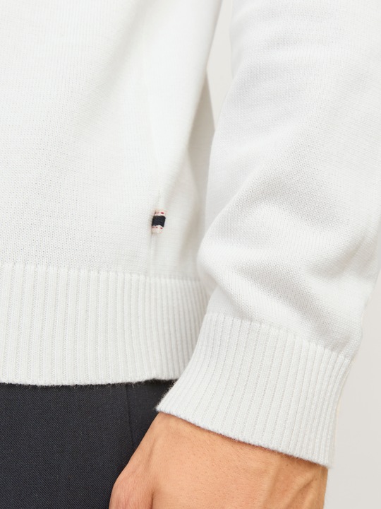 Produktbild Jack & Jones Einfarbig Strickpullover mit Rundhals Strickpullover mit Rundhals (XL)