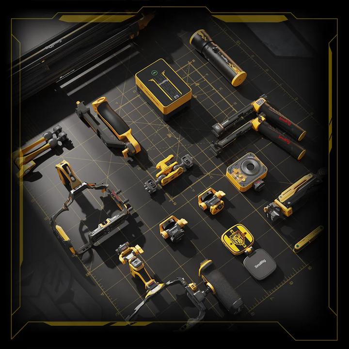 Produktbild SmallRig Fluidkopf-Stativ AD-01 BumbleBee Edition (Metall)