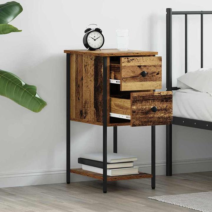 Actual product image vidaXL Bedside table (32 x 42 x 70 cm)