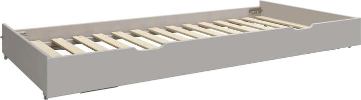 Immagine prodotto Flexa Classic Ausziehbett mit Rollrost 90x190 cm Grau lasiert (90 x 190 cm)
