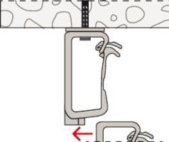 Actual product image Fischer SHA 15 collective holder (50 pcs.)