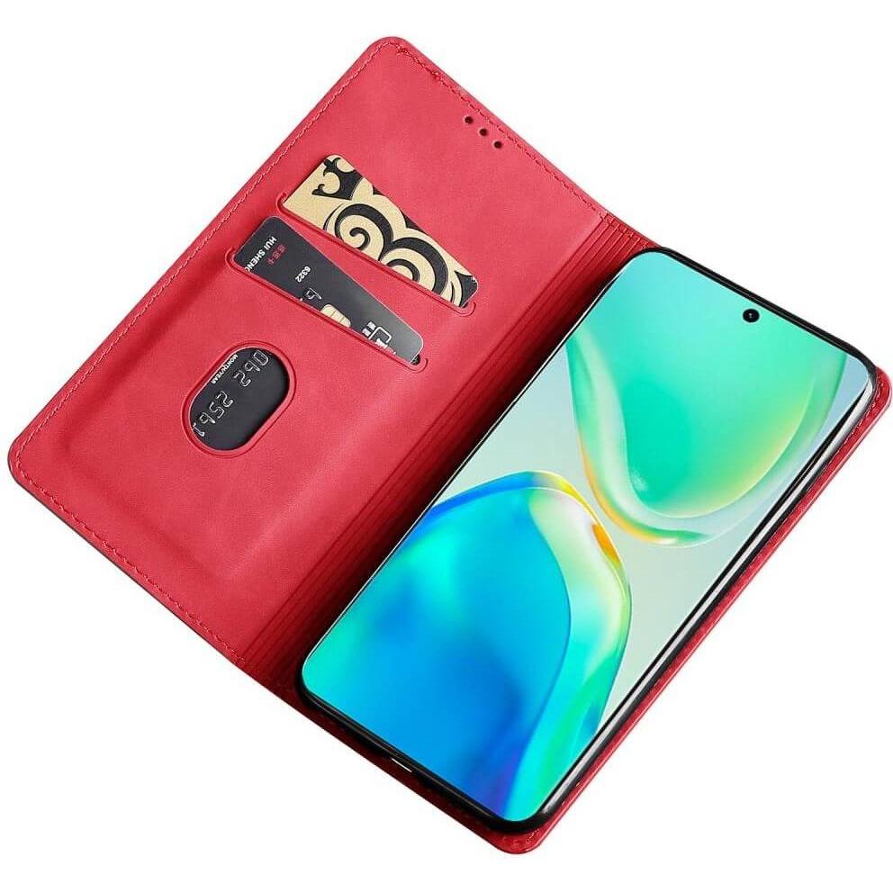 Thumbnail - Cover-Discount OPPO A57s - Stand Flip Case Hülle rot (Oppo A57s), Smartphone Hülle, Rot