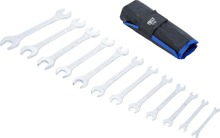 Actual product image BGS Double Open End Spanner Set 6 x 7 - 30 x 32 mm 12 pcs. (27 mm, 28 mm, 25 mm, 32 mm, 24 mm)