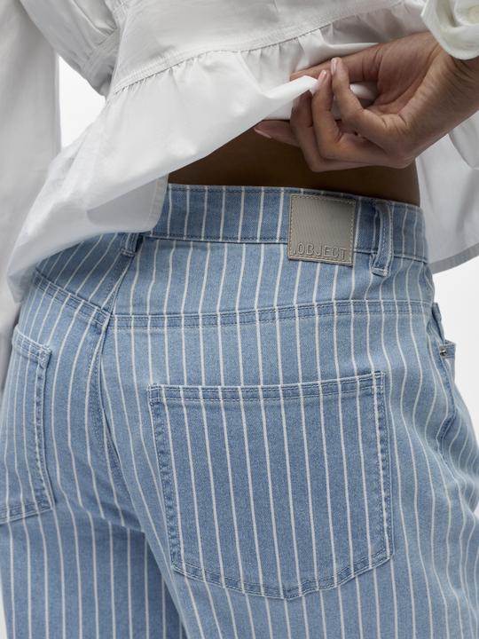 Produktbild Object Gestreifte Wide Leg Jeans (42)