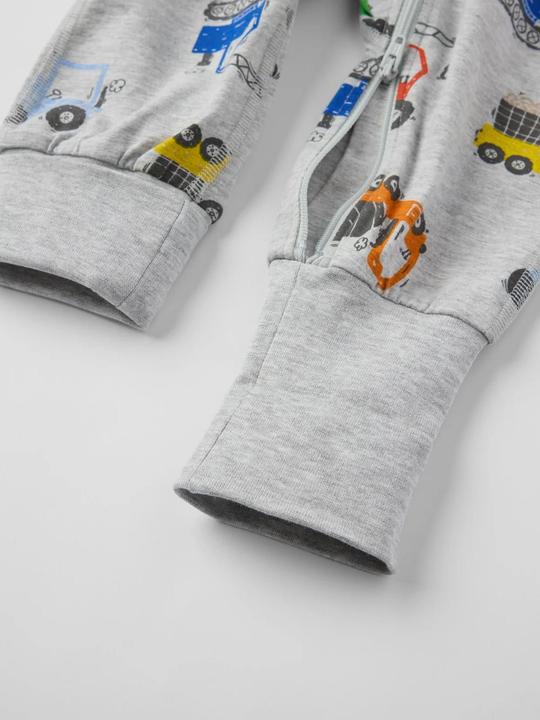 Produktbild PO.P Baby-Pyjama mit Bagger-Motiv (74)