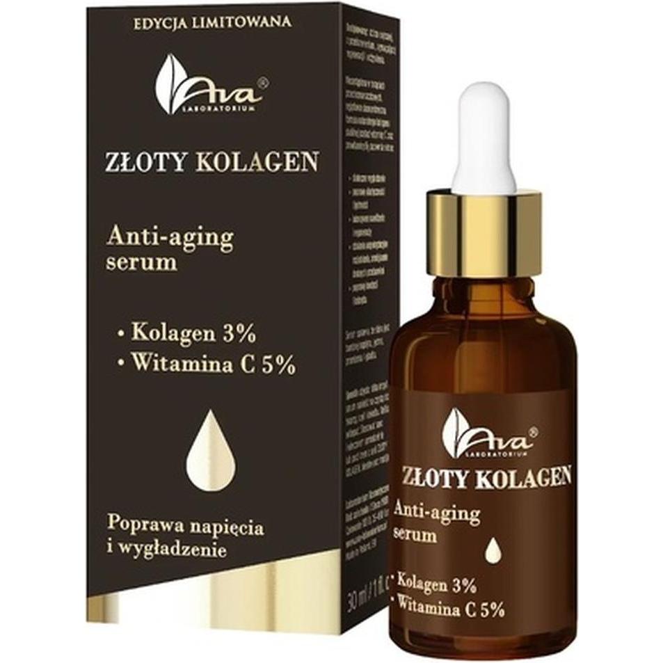 Ava Laboratorium Dorato Siero Viso, Siero Viso Al Collagene 30Ml (30 Ml)