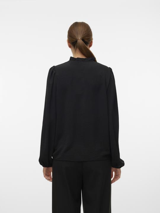 Immagine prodotto Vero Moda Vestibilità regolare Scollo a V Polsini elasticizzati Taglio voluminoso delle maniche Top Camicetta (S)