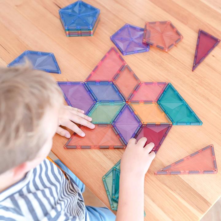 CONNETIX Piastrelle Magnetiche Pastello - 40 Pezzi Con Forme Geometriche | Gioco Educativo Bambini - Foto 10