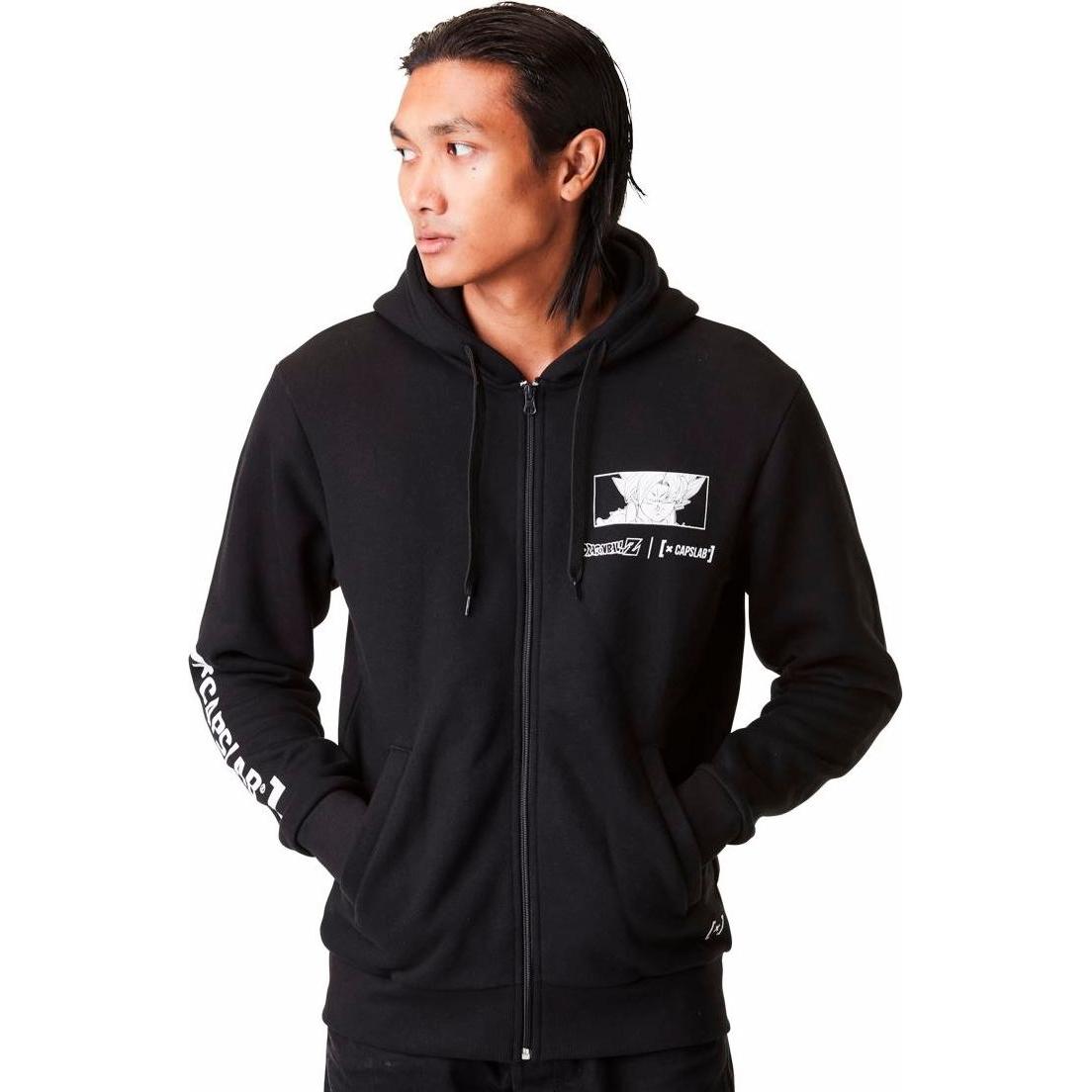 Capslab, Herren, Pullover, Dragon Ball - Son Goku - S Grosse, Schwarz, (S)