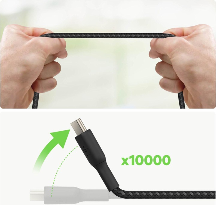 Actual product image Belkin USB A – USB C (3 m, USB 2.0)