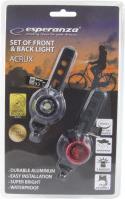 Produktbild Esperanza Acrux Waterproof Led Bicycle Light Set Front And Rear 2 Pieces