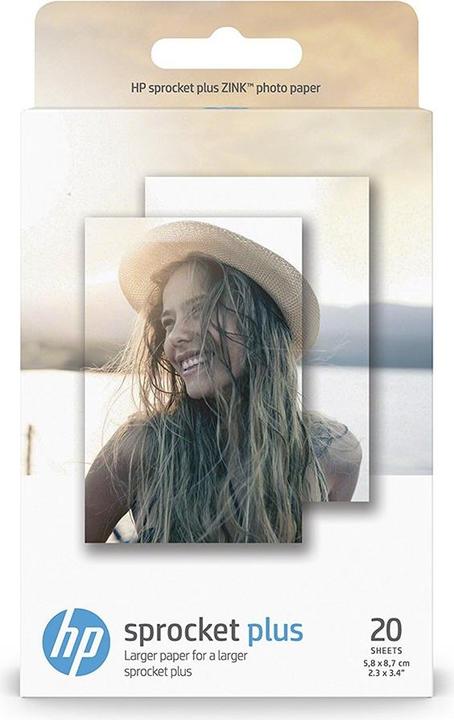 Immagine prodotto HP Carta fotografica Sprocket Plus ZINK, da 2 pezzi