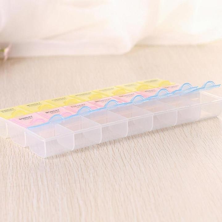 Actual product image Cbx 7-day pill box