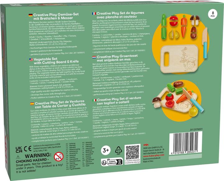 Image du produit Haba Set de légumes Creative Play (MQ4)