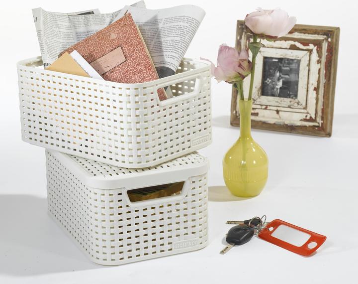 Actual product image Curver Storage Box Rattan S (19.40 cm, 1x)