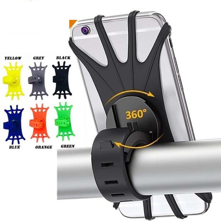 Produktbild PhoneLook Universelle und elastische Smartphone Halterung für Lenkrad aus Silikon